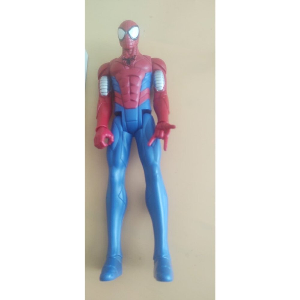 Spider-Man Action Figure Toy Hasbro 11”& Miles Morales Spider-man book